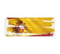 YYHWHJDE Spain Flag Prints Extra Large Mouse pad Mousepad 12x31.5in for Office Gaming Learning
