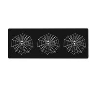 YYHWHJDE Spider Weaving The Web Picture Extra Large Mouse Pad, Computer Office Anti Slip Gaming Keyboard Thickened Version 12x31.5in