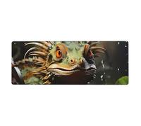 YYHWHJDE Spiny Lizards Prints Extra Large Mouse pad Mousepad Computer Office Gaming Keyboard Thickened Version 12x31.5in