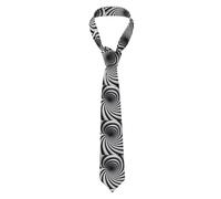 YYHWHJDE spiral optical illusion gif Pattern Men's Necktie for Business, Daily Wear, Work, Birthdays, Weddings, Parties, Banquets Easy Care 57X3.1 In