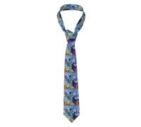 YYHWHJDE Splendid city Pattern Men's Necktie for Business, Daily Wear, Work, Birthdays, Weddings, Parties, Banquets Easy Care 57X3.1 In