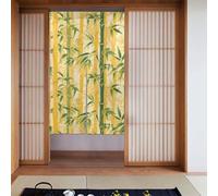 YYHWHJDE spring bamboo Prints Door curtain partition splicing privacy protection suitable for kitchen, bathroom, room 34x56in