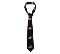 YYHWHJDE Squirrel cutting cake Pattern Men's Necktie for Business, Daily Wear, Work, Birthdays, Weddings, Parties, Banquets Easy Care 57X3.1 In