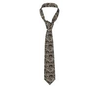 YYHWHJDE Squirrel In Tree Hole Pattern Men's Necktie for Business, Daily Wear, Work, Birthdays, Weddings, Parties, Banquets Easy Care 57X3.1 In
