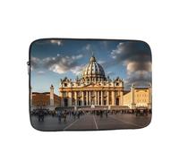 YYHWHJDE St Peter's Basilica Picture Shockproof Portable Laptop Sleeve Case 10 inch for Men and Women Business Travel, School, and Office Daily Use