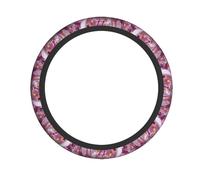 YYHWHJDE Star Shaped Crystal Prints Neoprene Steering Wheel Shield - Quality Grip & Durable Protection for All Vehicles