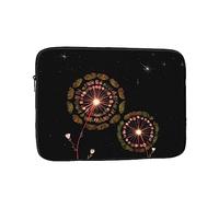 YYHWHJDE Starry Dandelion Prints Protective Shockproof Portable Laptop Sleeve Case 10 inch for Men and Women Business Travel, and Office Daily Use