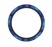 YYHWHJDE Starry Sky Beach Lovers Prints Steering Wheel Cover - Quality Neoprene Protector for Cars, Trucks & SUVs, Non-Slip Grip, Durable & Easy to Install