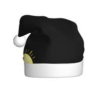 YYHWHJDE Stars in the light bulb Printing Christmas Hat Durable for Adult for Halloween, Christmas, New Year