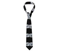 YYHWHJDE Stars trapped in ice Pattern Men's tie classic style suit cravat suitable for holidays and work