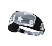 YYHWHJDE Stars trapped in ice Picture Sports Headband for Women Sweat Proof Bandeau Summer Elastic Band