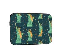 YYHWHJDE Statue of Liberty in NYC Prints Protective Shockproof Portable Laptop Sleeve Case 12 inch for Men and Women Business Travel, and Office Daily Use