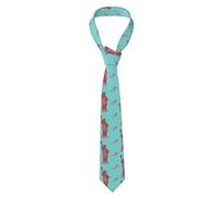 YYHWHJDE statue of liberty Prints Men's tie classic style suit cravat suitable for holidays and work