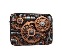 YYHWHJDE Steampunk Mechanical Gears Prints Protective Shockproof Portable Laptop Sleeve Case 17 inch for Men and Women Business Travel, and Office Daily Use