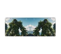 YYHWHJDE Stone Beast Picture Extra Large Mouse Pad, Computer Office Anti Slip Gaming Keyboard Thickened Version 12x31.5in