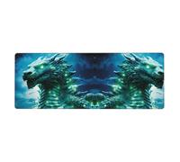 YYHWHJDE Strange Beast Head Picture Extra Large Mouse Pad, Computer Office Anti Slip Gaming Keyboard Thickened Version 12x31.5in