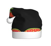 YYHWHJDE Strawberry Butterfly Wings Prints Christmas Hat for Adult Making It a Fun and Durable Gift for Men and Women