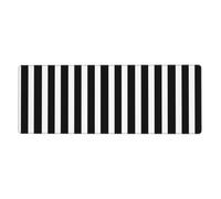 YYHWHJDE Stripes Black White Pattern Extra Large Mouse Pad Strong Adhesion, Durable, Precise Locking Edge 12x31.5in