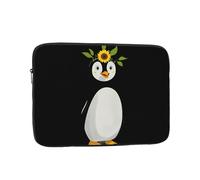 YYHWHJDE Sunflower on penguin's Head Prints Protective Shockproof Portable Laptop Sleeve Case 15 inch for Men and Women Business Travel, and Office Daily Use