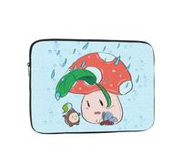 YYHWHJDE Sunflower Seeds and Mushroom Pattern Shockproof Portable Laptop 12 inch Sleeve Bag for Men and Women - Ideal for Business Travel, School, and Daily Use