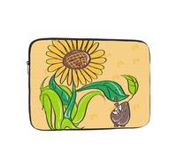 YYHWHJDE Sunflower Seeds and Sunflowers Pattern Shockproof Portable Laptop 13 inch Sleeve Bag for Men and Women - Ideal for Business Travel, School, and Daily Use