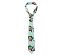 YYHWHJDE Sunflower seeds watermelon seeds Pattern Men's tie classic style suit cravat suitable for holidays and work