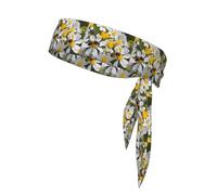 YYHWHJDE Sunflower with little bees Prints Sports Double-Sided Headscarf for Women and Men Adjustable for All Head Circumferences