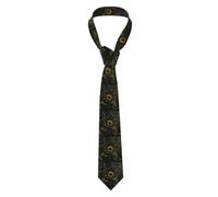 YYHWHJDE Sunflowers On Mountainside Pattern Men's Necktie for Business, Daily Wear, Work, Birthdays, Weddings, Parties, Banquets Easy Care 57X3.1 In