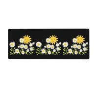 YYHWHJDE Sunlight Shining on Daisies Prints Extra Large Mouse pad Mousepad Computer Office Gaming Keyboard Thickened Version 12x31.5in