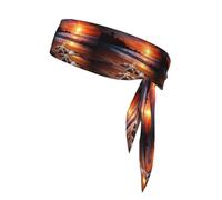 YYHWHJDE Sunset Beach Starfish Pattern Sports Double-Sided Headscarf Quick Drying, Moisture Wicking for Women, Girls, and Men