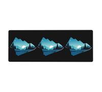 YYHWHJDE Sunset on The Glass Shards Prints Extra Large Mouse pad Mousepad Computer Office Gaming Keyboard Thickened Version 12x31.5in