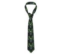 YYHWHJDE Suspended Cow's Head Pattern Men's Necktie for Business, Daily Wear, Work, Birthdays, Weddings, Parties, Banquets Easy Care 57X3.1 In