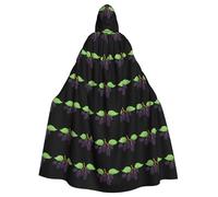 YYHWHJDE Sweet and sour mulberries Prints Halloween Adult Hooded Cloak for Parties and Costumes