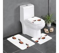 YYHWHJDE Sweet and Sour Tomato Soup Picture Three Piece Set of Bathroom Floor mats, Bathroom Shower mats, Anti Slip Quick Drying