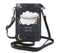 YYHWHJDE sweet dream Leather Crossbody Phone Pouch