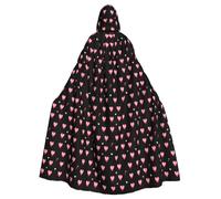 YYHWHJDE Sweet heart attack Pattern Halloween Adult Hooded Cloak for various party and carnival settings