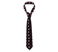 YYHWHJDE Sweet heart attack Pattern Men's tie classic style suit cravat suitable for holidays and work