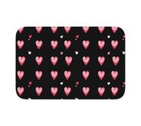 YYHWHJDE Sweet Heart Attack Picture Crystal Velvet Lock Edge Floor mat, Bedroom Carpet, Parlor, Dormitory Home Decoration