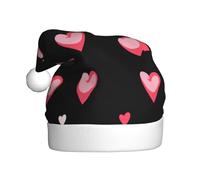 YYHWHJDE Sweet heart attack Printing Christmas Hat Durable for Adult for Halloween, Christmas, New Year