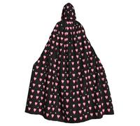 YYHWHJDE Sweet heart attack Prints Halloween Adult Hooded Cloak for Parties and Costumes
