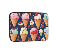 YYHWHJDE Sweet Ice Cream Prints Protective Shockproof Portable Laptop Sleeve Case 15 inch for Men and Women Business Travel, and Office Daily Use
