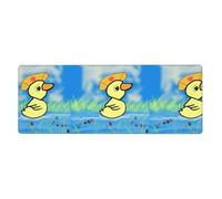 YYHWHJDE Swimming Duckling Pattern Extra Large Mouse Pad, Computer Office Anti Slip Gaming Keyboard Thickened Version 12x31.5in