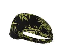 YYHWHJDE Swinging Willow Branches Picture Sports Headband for Women Sweat Proof Bandeau Summer Elastic Band
