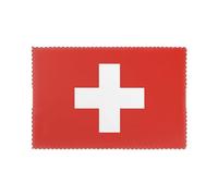 YYHWHJDE Swiss Flag Prints Quality Table Throw Layers for Dining, Heat Resistant Placemats Set of 6, Durable Polyester Table Covers with Printed Designs