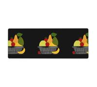YYHWHJDE Thanksgiving Fruit Basket Prints Extra Large Mouse pad Mousepad 12x31.5in for Desktop Computers, laptops, Personal Computers