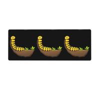 YYHWHJDE The Adventurous Caterpillar Picture Extra Large Mouse pad, Computer Office Anti Slip Gaming Keyboard Thickened Version 12x31.5in
