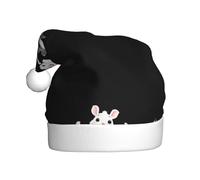 YYHWHJDE The animals are dancing to celebrate Prints Christmas Hat for Adult Making It a Fun and Durable Gift for Men and Women