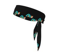 YYHWHJDE The boy and the fox in the tent Prints Sports Double-Sided Headscarf Quick Drying, Moisture Wicking for Women, Girls, and Men