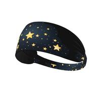 YYHWHJDE The Brightest Star in The Night Sky Picture Sports Headband for Women Sweat Proof Bandeau Summer Elastic Band