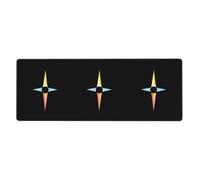 YYHWHJDE The Brightest Star In The Sky Pattern Extra Large Mouse Pad, Computer Office Anti Slip Gaming Keyboard Thickened Version 12x31.5in